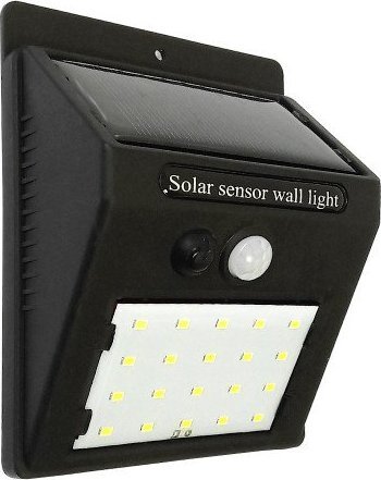 Kinkiet LED Kinkiet solarny 20 LED z czujnikiem ruchu i zmierzchu