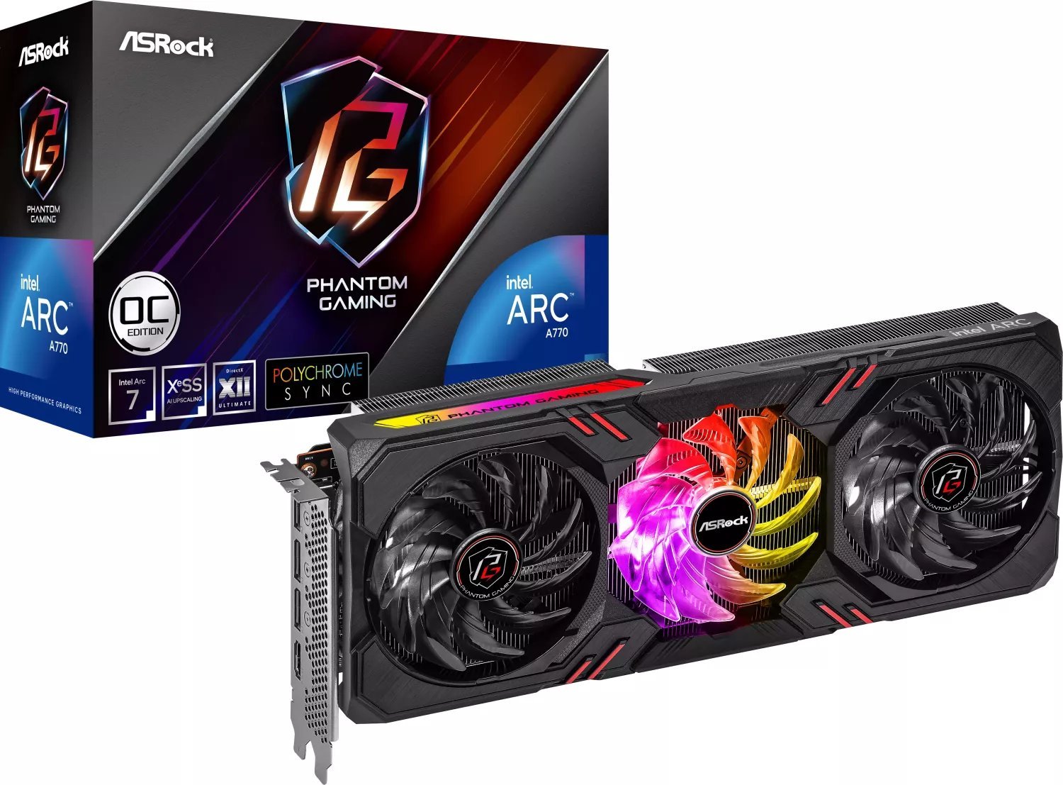 Karta graficzna ASRock Arc A770 Phantom Gaming OC 16GB GDDR6 (A770 PG 16GO)