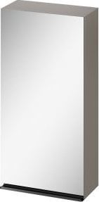 Cersanit S522-012 SZAFKA LUSTRZANA VIRGO 40 SZARA UCHW CZARNY ZMONT. // CER.VIRGO-LUST-40-SZAR-UCH-CZ