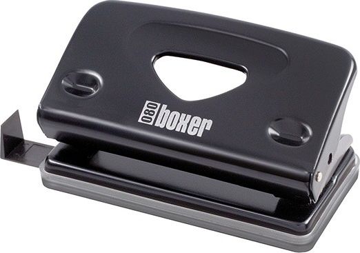 Dziurkacz ICO Boxer 10 kartek Czarny