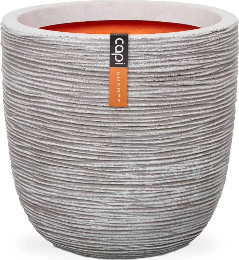 Capi Capi Owalna donica Nature Rib, 35 x 34 cm, kość słoniowa, KOFI932