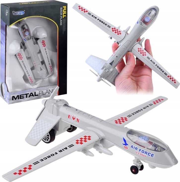 Jokomisiada Metalowy DRON wojskowy bojowy dźwięk ZA4327 SZ