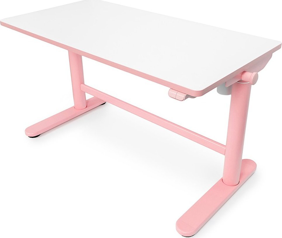 Biurko Elior Różowe biurko dziecięce elektryczne - Fadio