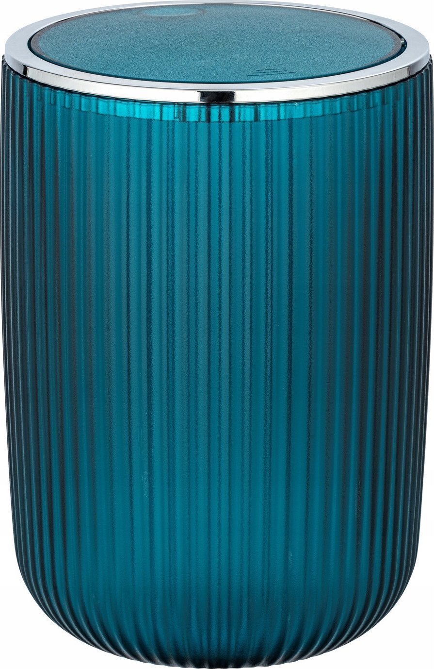 Kosz na pranie Wenko Kosz łazienkowy AGROPOLI z obrotową pokrywą, L, morski, WENKO