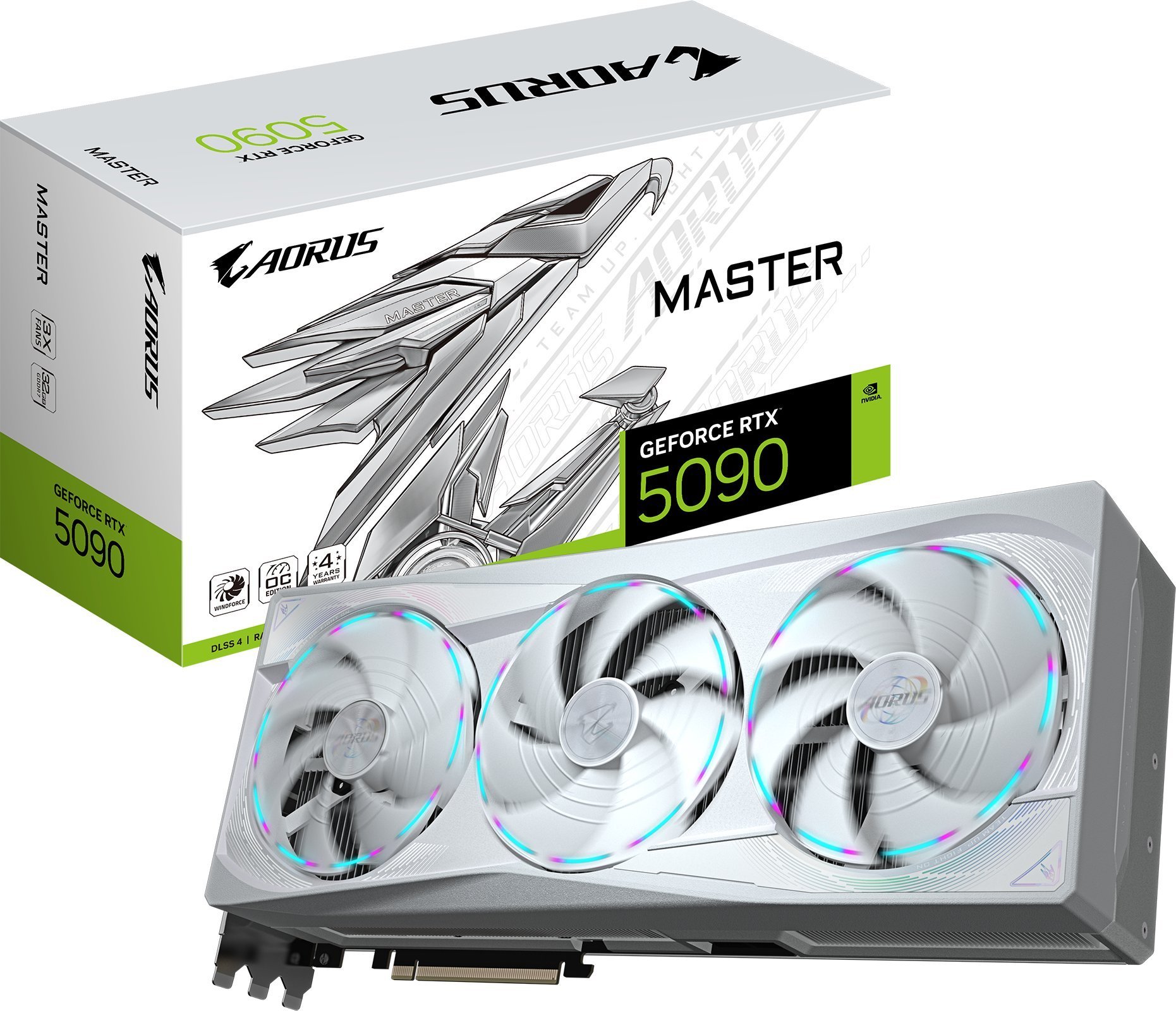 Karta graficzna Gigabyte AORUS GeForce RTX 5090 Master ICE 32GB GDDR7 (GV-N5090AORUSM ICE-32GD)