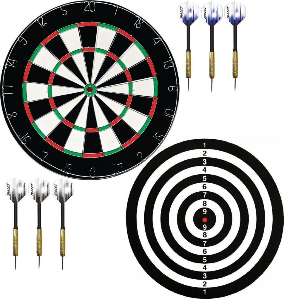 Dart sizalowy 45cm i 6 rzutek bullet