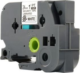 Brother Taśma Brother TZe-SE5 plombowa biała/czarny nadruk 24mm x 8m zamiennik