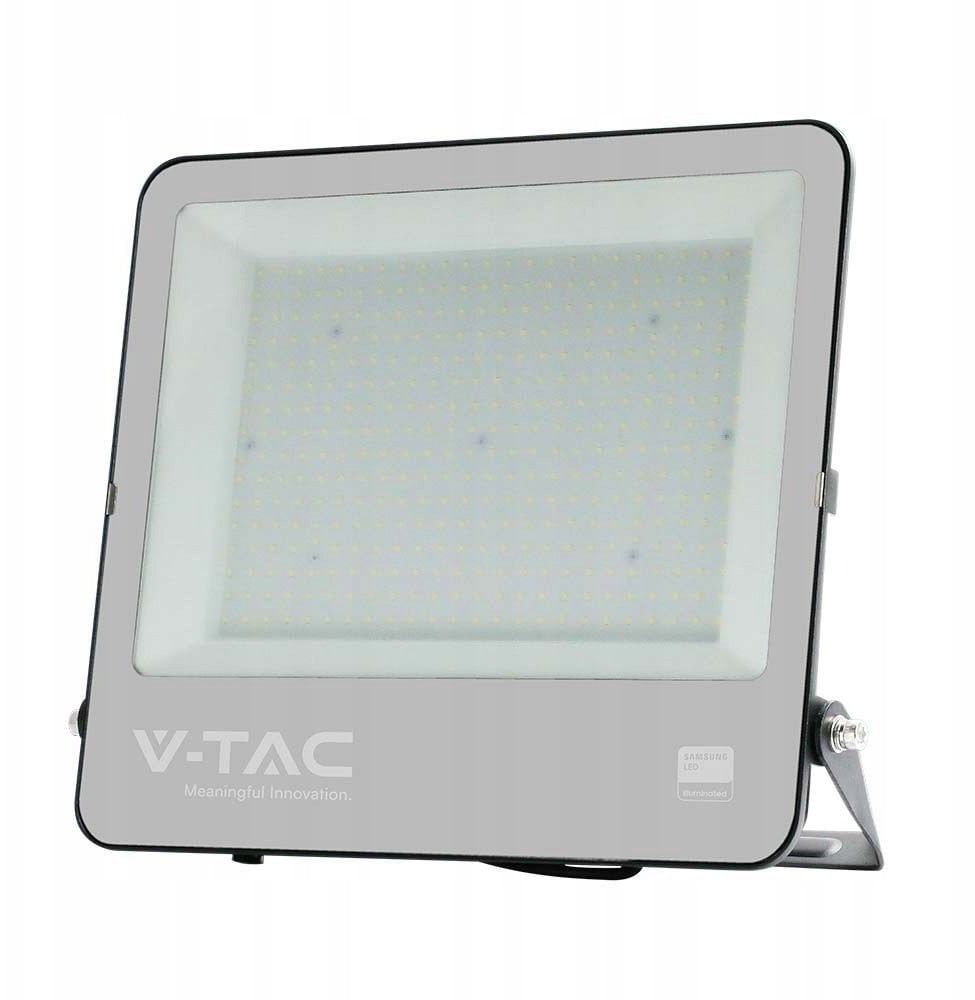 Naświetlacz V-TAC Projektor LED 300W 34440lm 4000K Dioda SAMSUNG IP65 Czarny 23825
