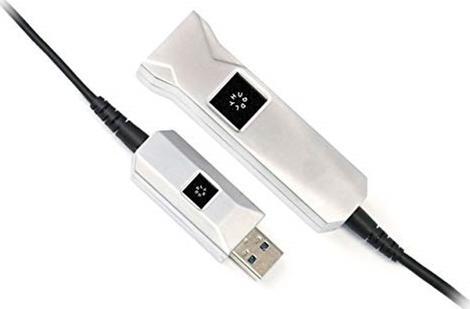 Kabel USB Huddly USB-A - USB-A 10 m Czarny (7090043790450)
