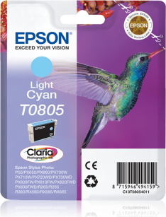 Tusz Epson Wkład atramentowy T0805 light cyan (C13T08054011)