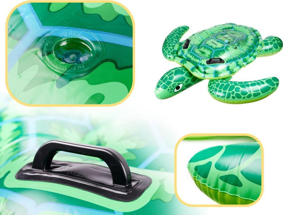 Intex MATERAC DMUCHANY DO PŁYWANIA PONTON ŻÓŁW INTEX 150CM