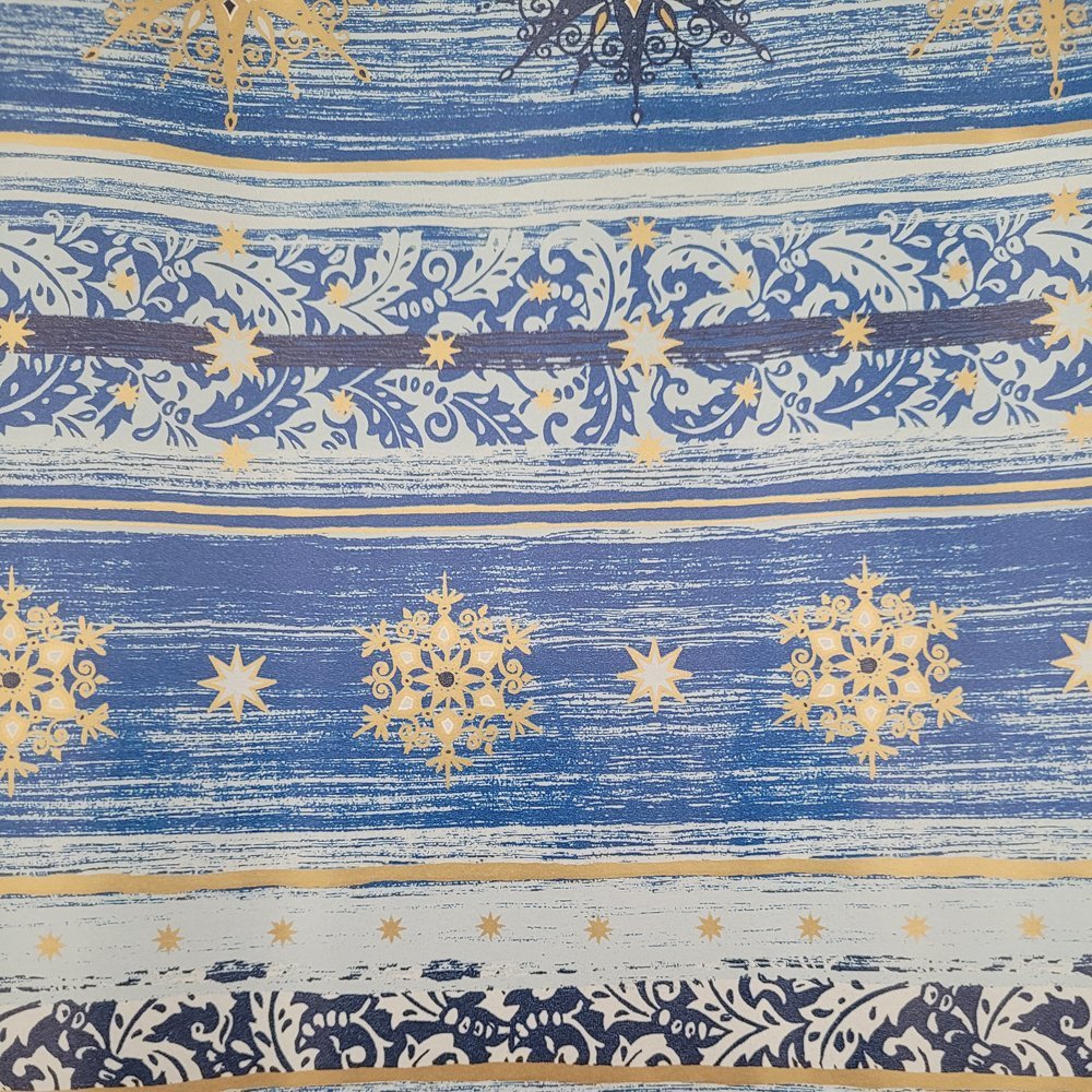 Fastima Papier niebieski do pakowania prezentów 70cmx2m 131m70