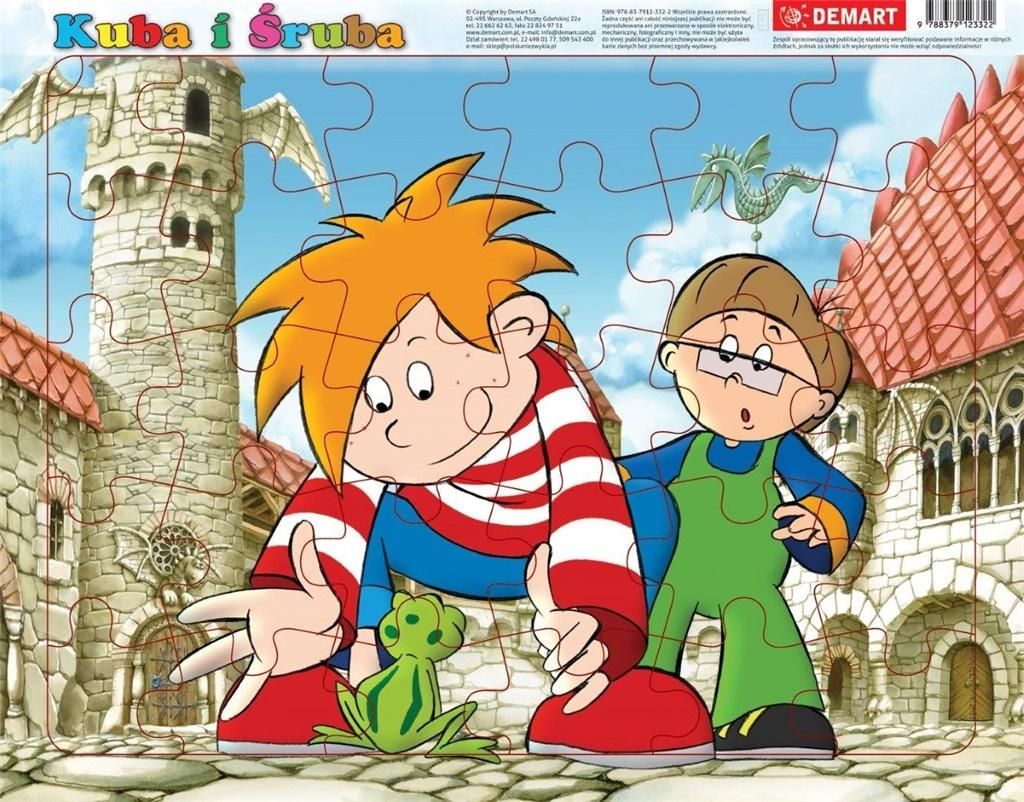 Demart Puzzle ramkowe - Kuba i śruba