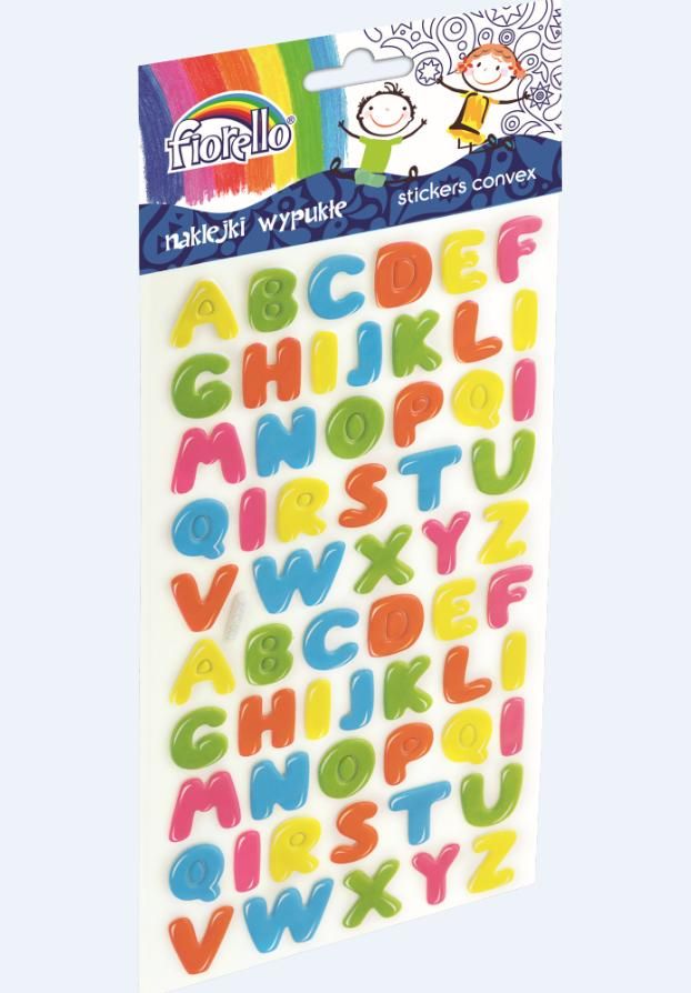 Fiorello Naklejki wypukłe litery