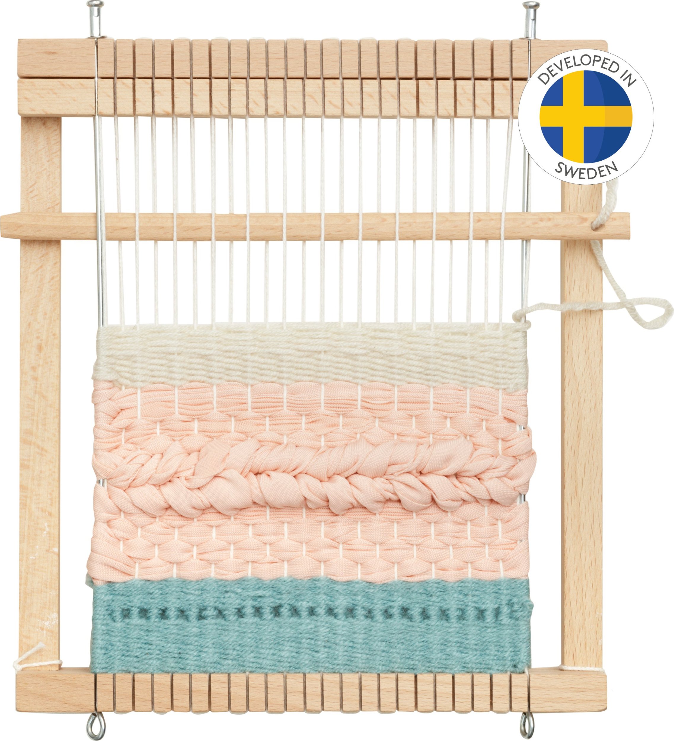 Micki Drewniane krosno dla dzieci, ramka do tkania, kreatywna zabawka nauka Micki