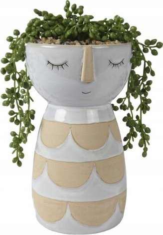 Kaemingk Roślina zielona sztuczna wisząca w donicy 22,5 x 11,8 cm