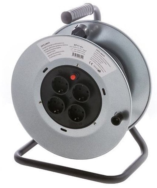 EXT CORD XP17-D1 3X1.5 25M 4V REEL MET