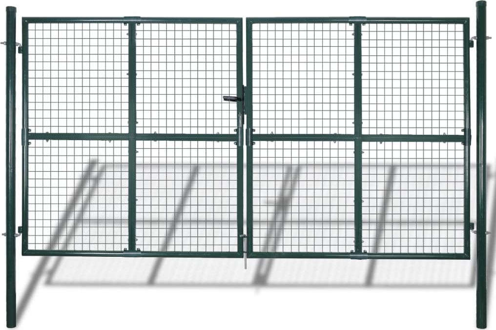 vidaXL Bramka furtka ogrodowa 289 x 200 cm / 306 x 250 cm
