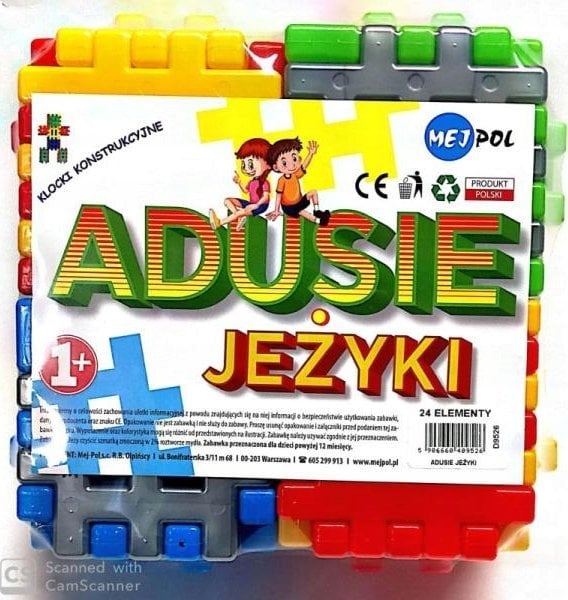 Czako Klocki Jeżyki 24 elementy