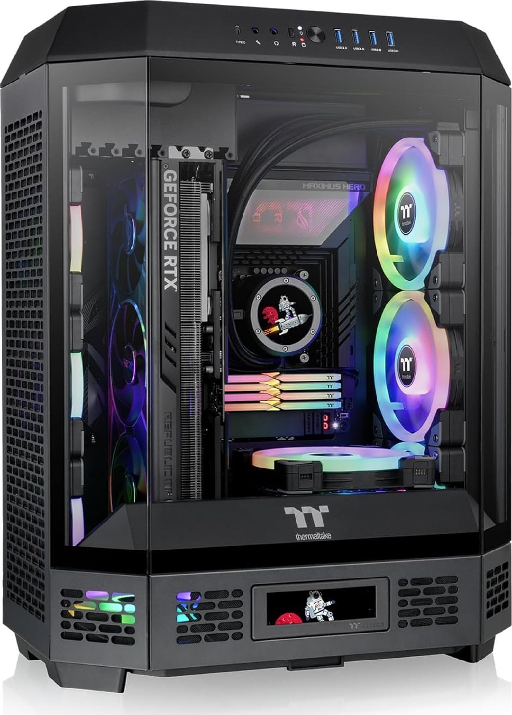 Obudowa Thermaltake The Tower 600 czarna (CA-1Z1-00M1WN-00)