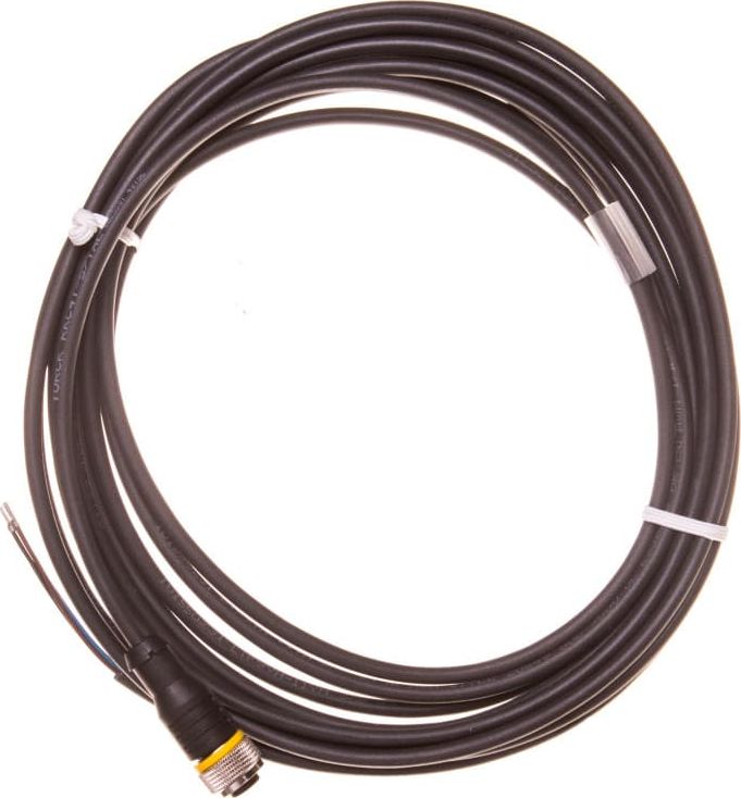 TURCK Przewód ze złączem żeńskim M12 3-piny proste z kablem 5m RKC4T-5/TXL 6625501