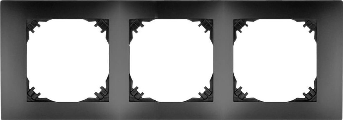Elektro-Plast Vestra Ramka potrójna IP20 czarny 3873-09