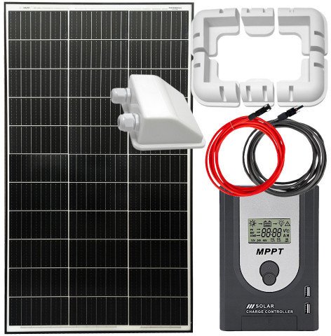 Zestaw solarny 170W MPPT MPS uchwyty