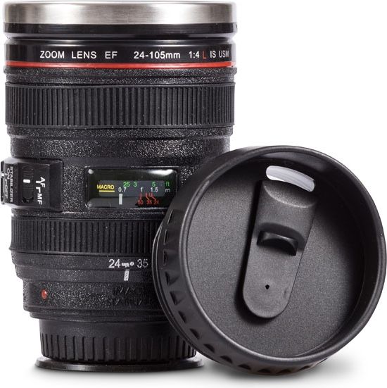 Froster Antigravitacinis termo puodelis Froster Lens Mug, juodas (5906660865933) - 19484020