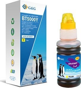 Tusz G&G G&G kompatybilny ink / tusz z BT-5000Y, NPR-BT5000Y, yellow, 5000s
