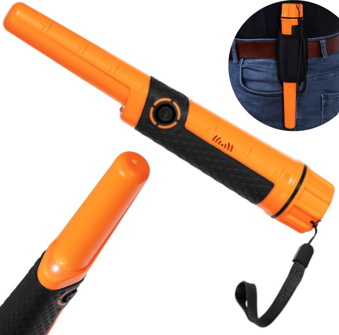 Triton Wykrywacz detektor metali ręczny wodoodporny LED 20 cm / 4.5 cm Steinberg Systems