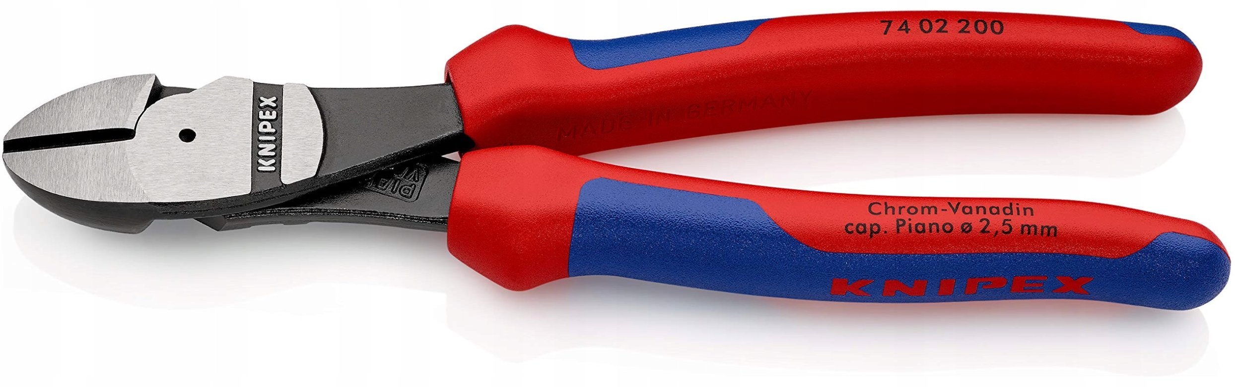 KNIPEX Kraft-Seitenschneider 200 mm. Comfort Griffe