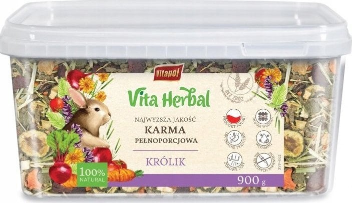 Vitapol Karma podstawowa Vita Herbal dla królika 900g (ZVP-4322)
