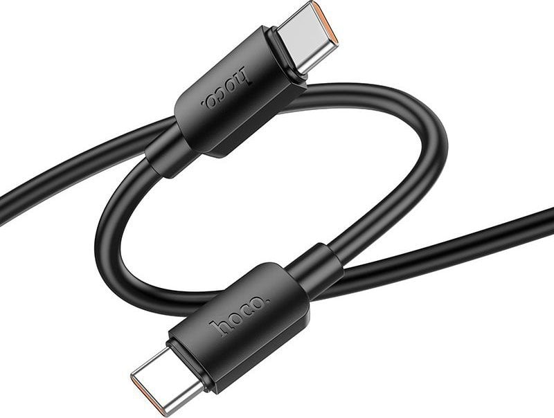 Kabel USB Hoco USB-C - USB-C 1 m Czarny (X96 Black)