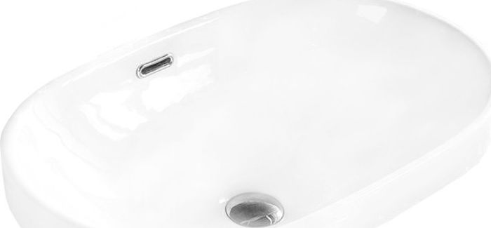 Umywalka Mexen Mexen Viki umywalka wpuszczana w blat 61 x 40 cm biała - 25356100