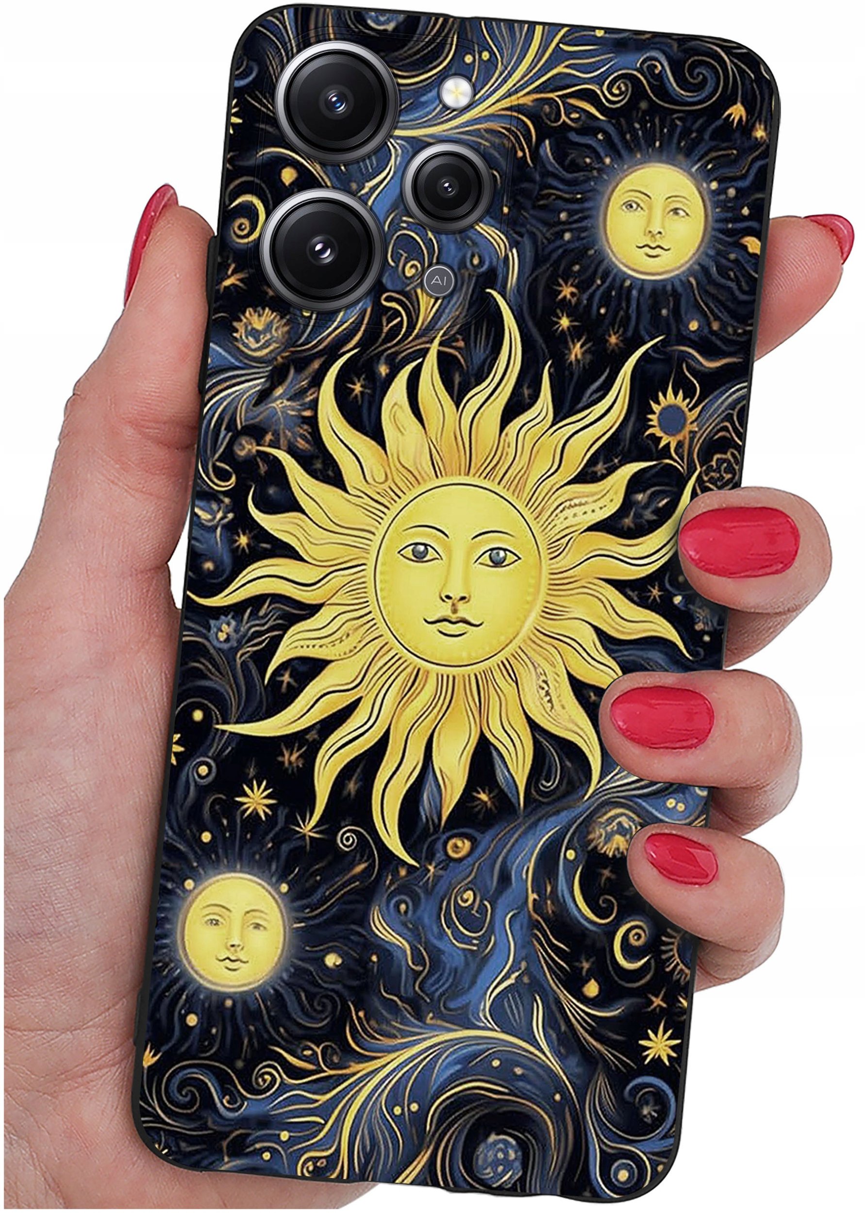 Etui do Xiaomi Redmi 12 4G WZORY |SILIKONOWE MATT CASE + SZKŁO 9H