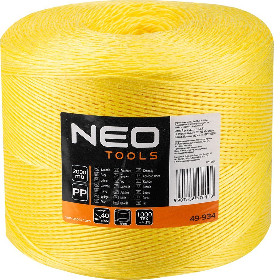 Neo Sznurek polipropylenowy 2000 m