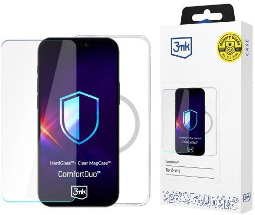 3MK Etui ComfortDuo Clear MagCase do Samsung Galaxy S25+