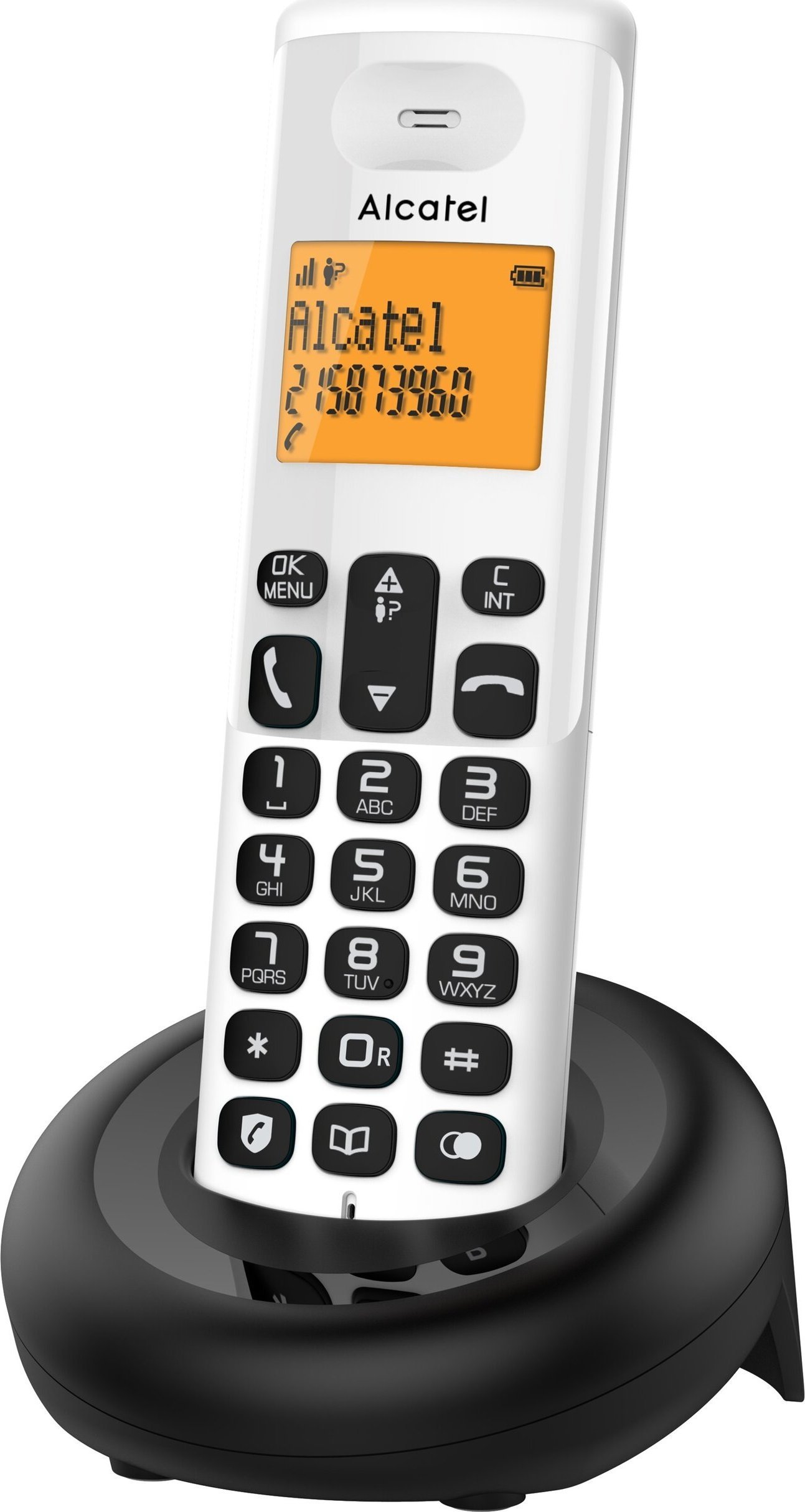 ALCATEL E160 WHITE - TELEFON DECT