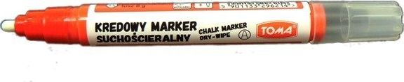Toma Marker kredowy suchościeralny 4.5 mm TOMA czerwony