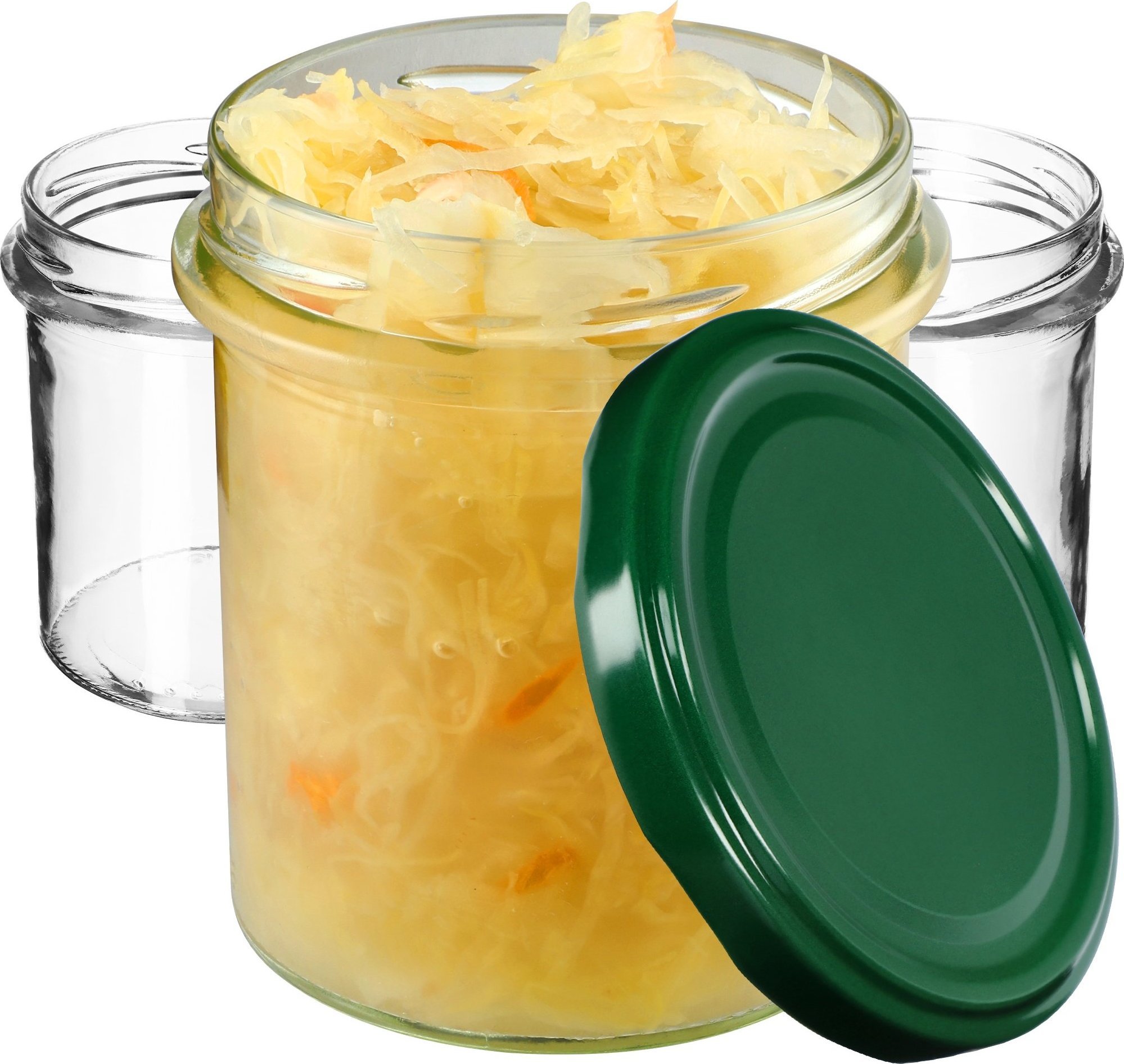 Kadax 100x Słoik 350 ml Na Dżem Miód Mięso Zakrętki fi82