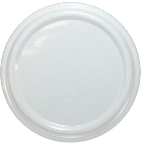 LIDS FOR JARS 82MM WHITE PACKED 10PCS