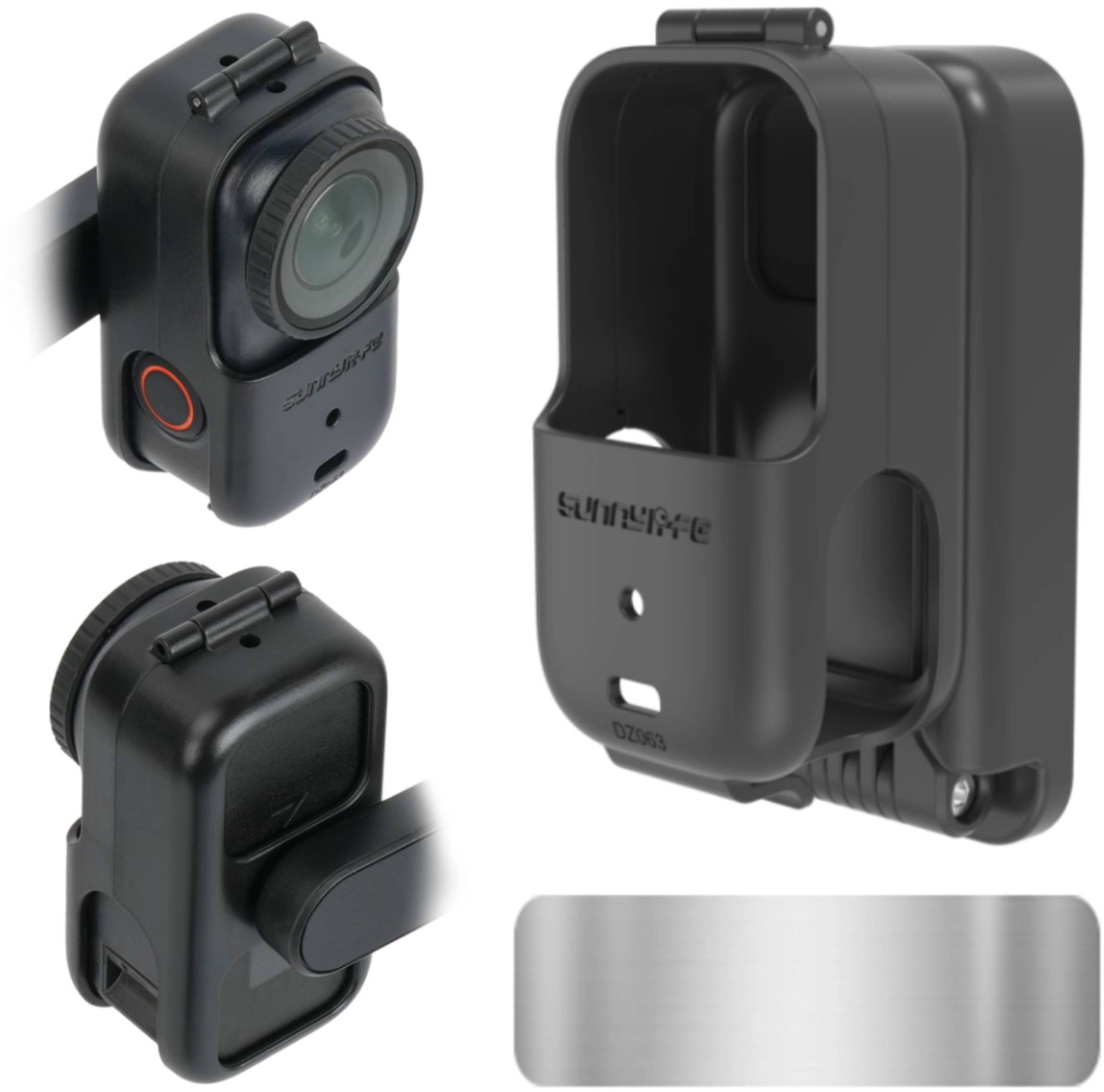 UCHWYT MAGNETYCZNY REGULACJA 360 STOPNI DO KAMERY SPORTOWEJ DJI OSMO NANO