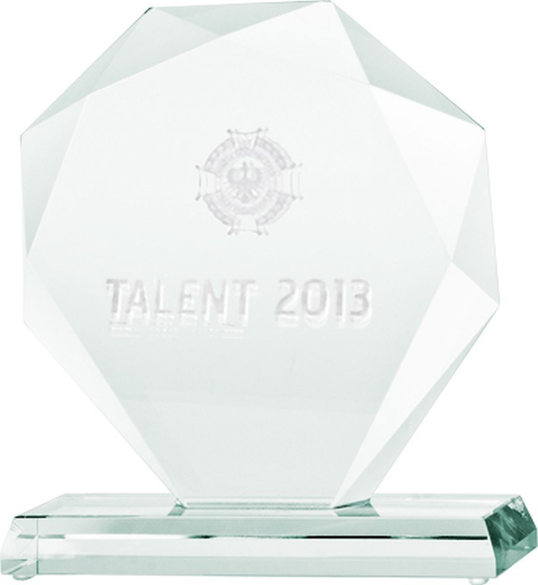 Victoria Sport Trofeum szklane grawerowane 3D z etui