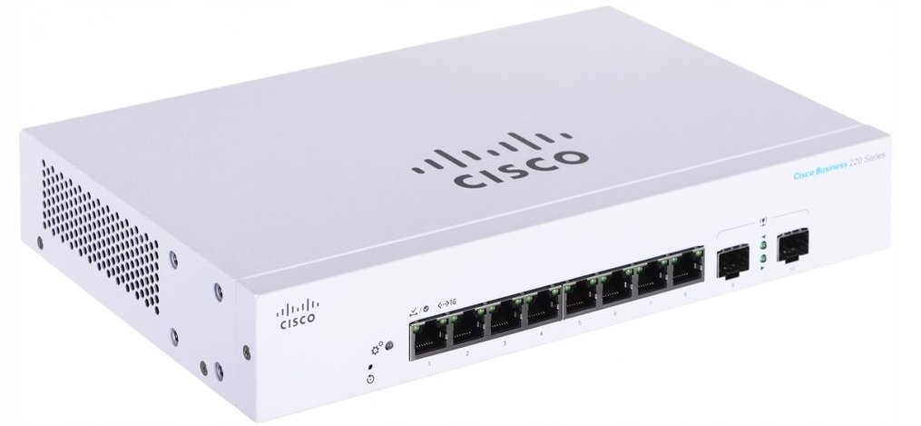 Switch Cisco CBS220-8T-E-2G-EU