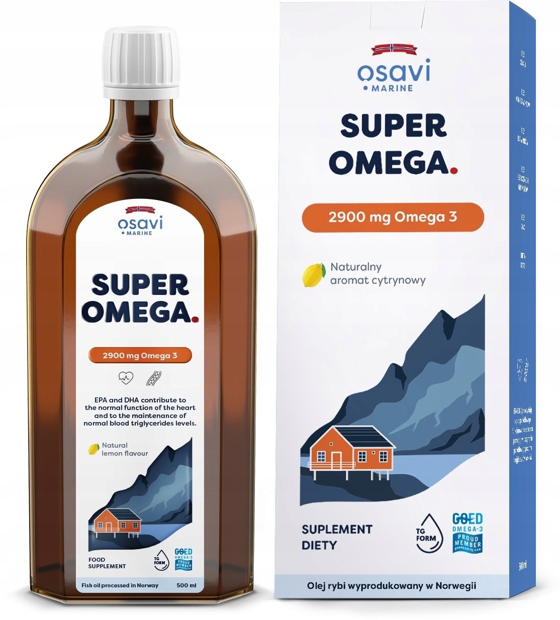 OSAVI_Super Omega 2900mg suplement diety Cytryna 500ml