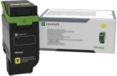 Toner Lexmark - Żółty - oryginalny - pudełko - kartridż tonerowy LCCP