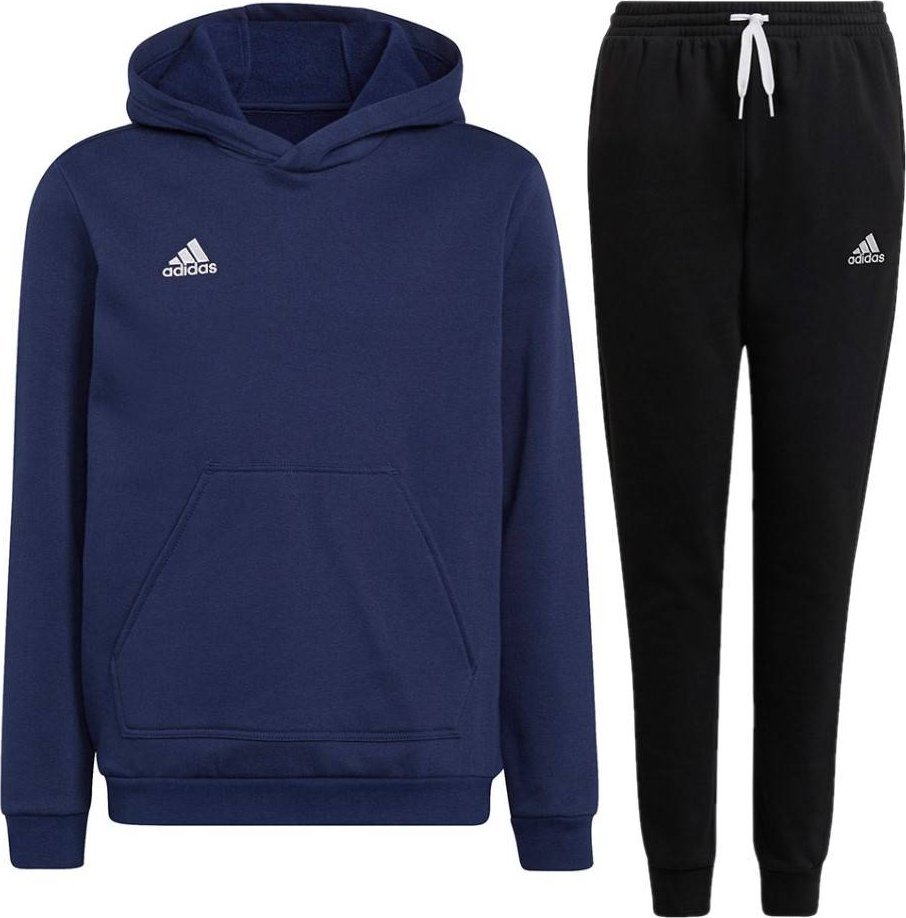Adidas Dres dziecięcy Adidas Entrada 22 komplet granatowy + czarny