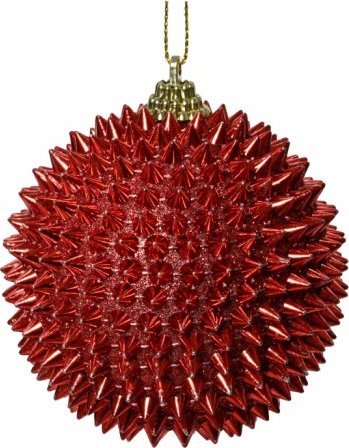 Kaemingk Bombka na choinkę nietłukąca czerwona 8 cm