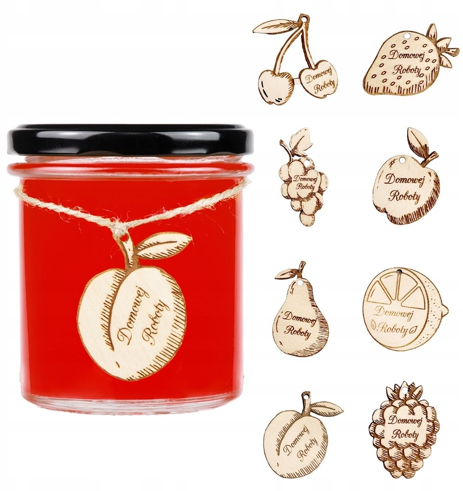 Zawieszki na SOK PRZETWORY NALEWKI butelki słoiki