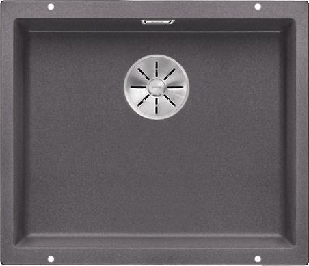Zlewozmywak Blanco Subline 500-U Silgranit szarość skały z korkiem InFino (523433)